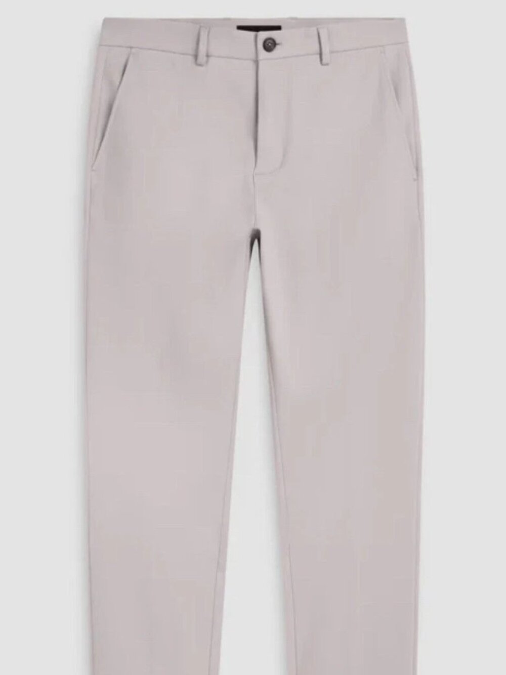 NWT Bugatchi Men's Stone Stretchy Cotton Blend Slim Pockets Knit Chino Pants 42